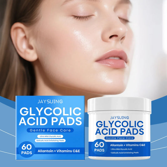 Glycolic Acid Exfoliating Face Pads – Brighten & Smooth 60ct Exfoliating Face Pads Oasis Select