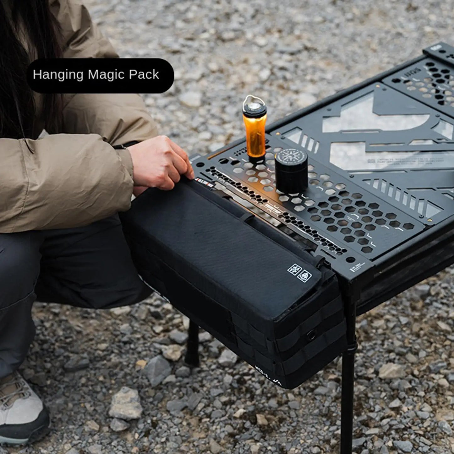 Aluminum Folding Camp Table – Adjustable, Non-Slip & Portable
