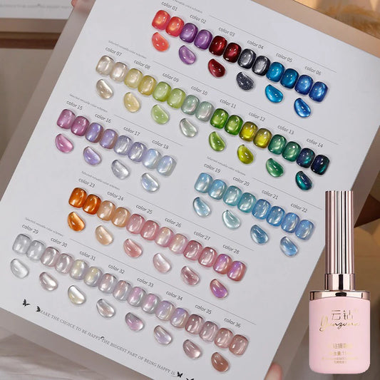 36-Color Magnetic Cat Eye Gel Polish Set | UV/LED Nail Kit Gel Nail Polish Set Peaceful Pleasures Health and Wellness