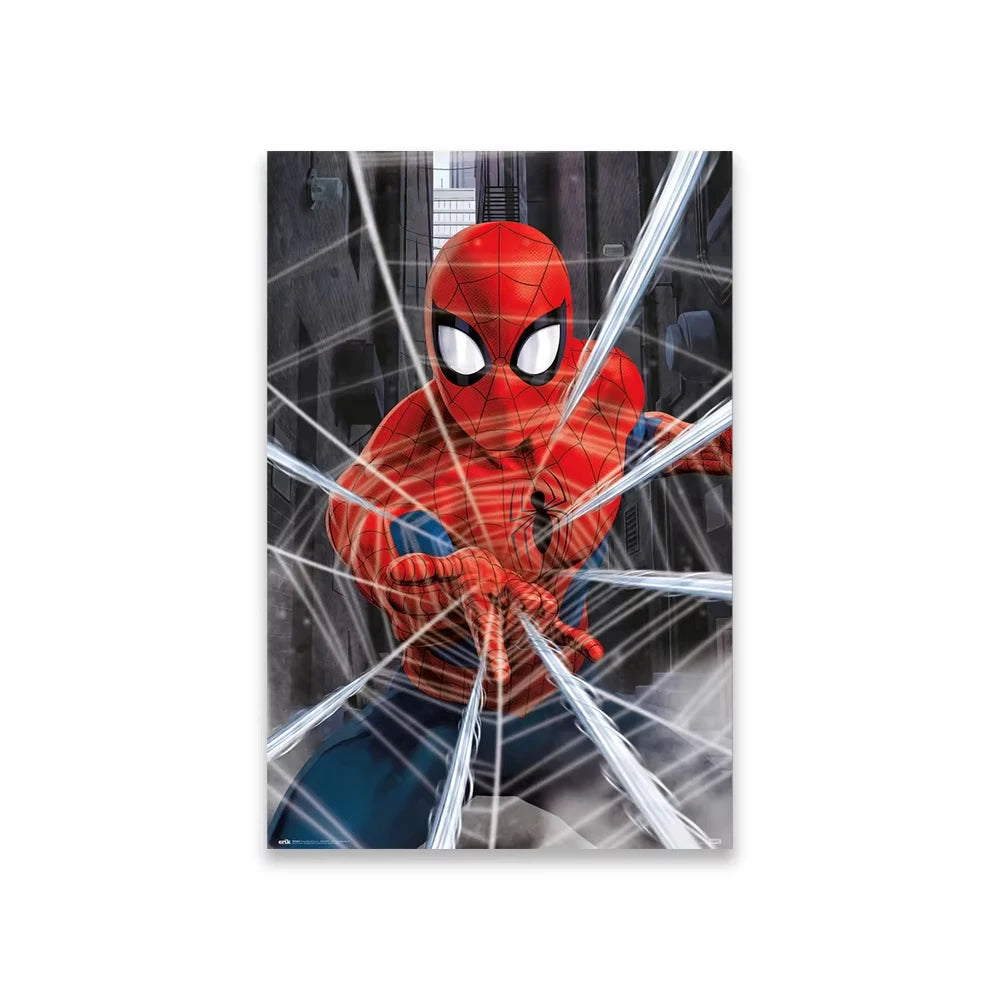 Spider Man Comics Poster Superhero Cartoon Movie Art Canvas Painting The Amazing Spider Man Prints Bedroom Decoration Peaceful Pleasures Health and Wellness