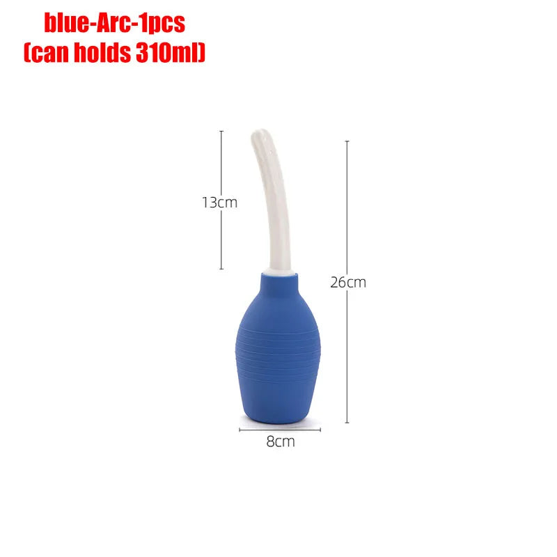 Anal Douche Bulb – 4 Sizes, Anti-Backflow Personal Hygiene Cleansing