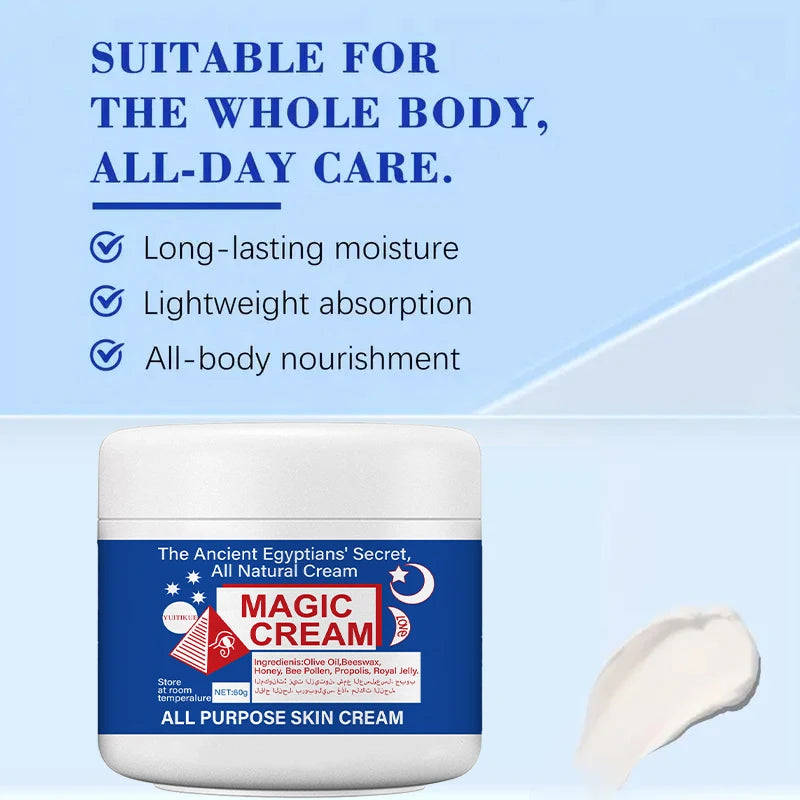 YUITIKUE Magic Face Cream – Moisturizing & Brightening | 60g Face Moisturizer Cream Peaceful Pleasures Health and Wellness