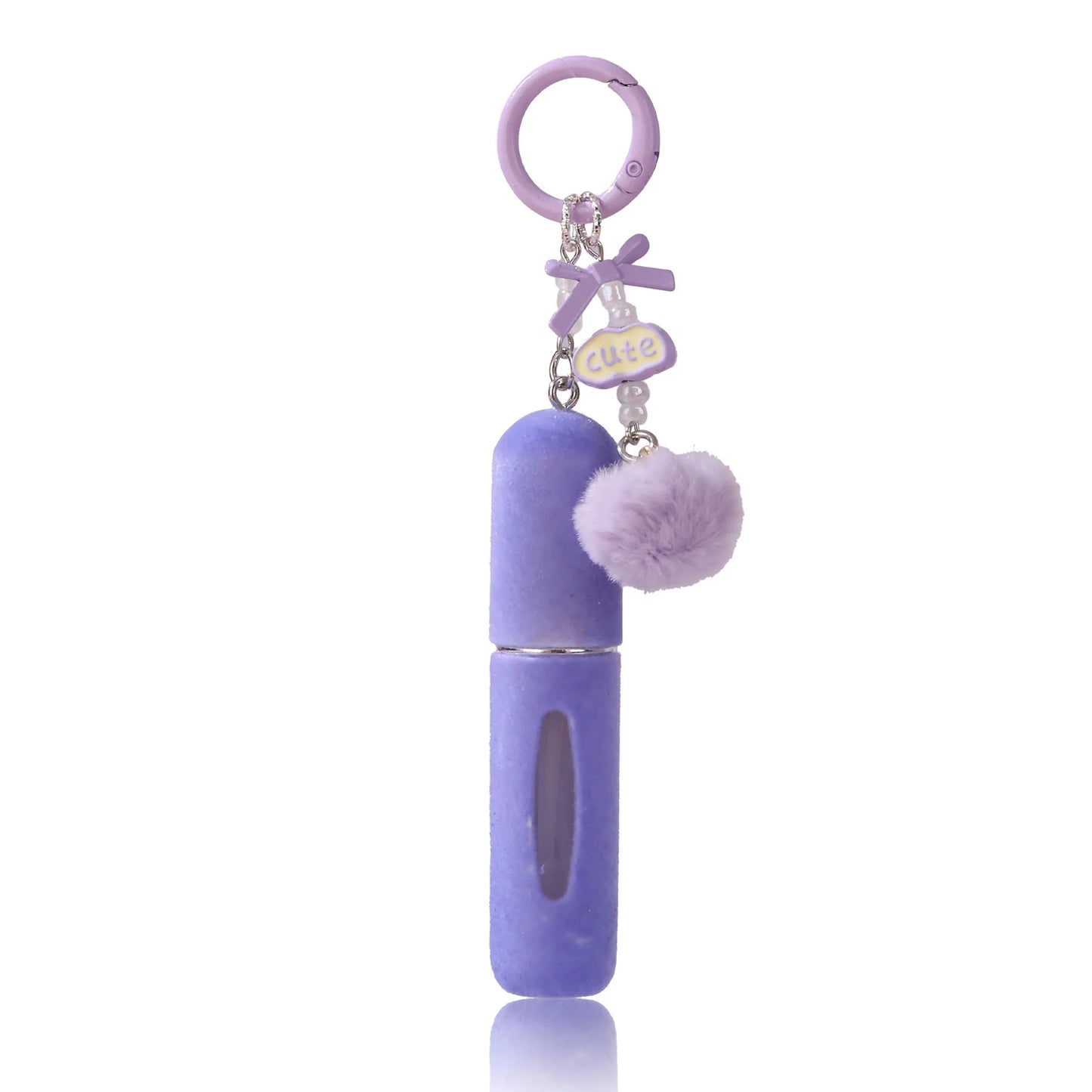 5ml Refillable Perfume Bottle Plush Keychain Travel Atomizer