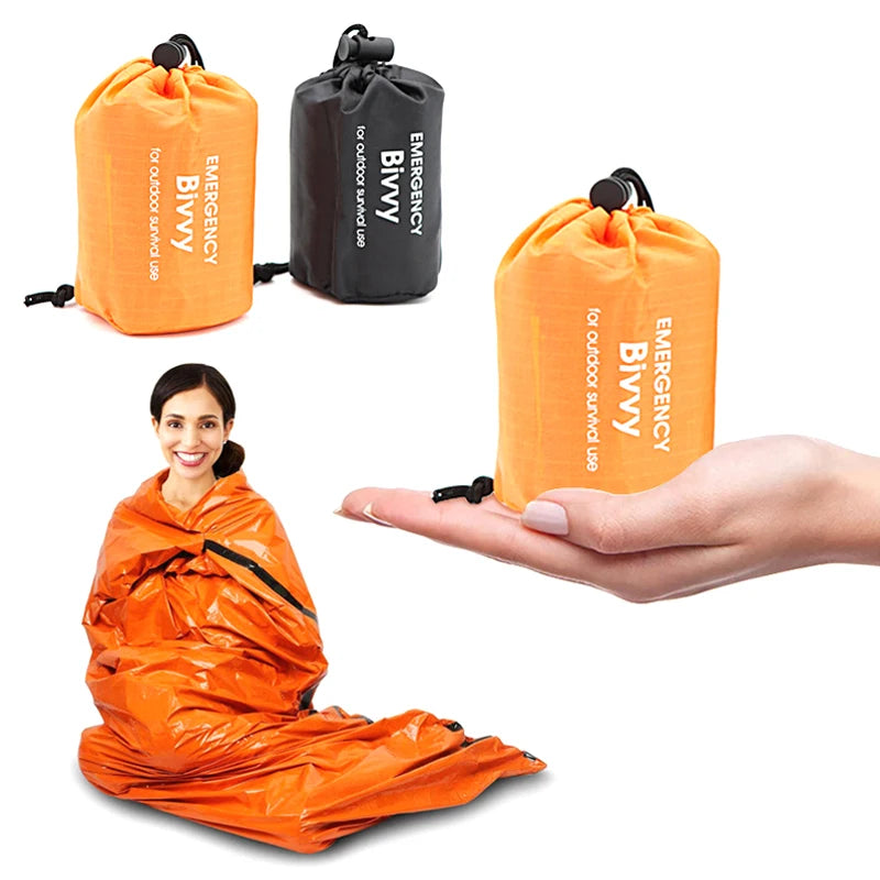 Mylar Emergency Bivvy Bag – Waterproof Survival Sleeping Bag
