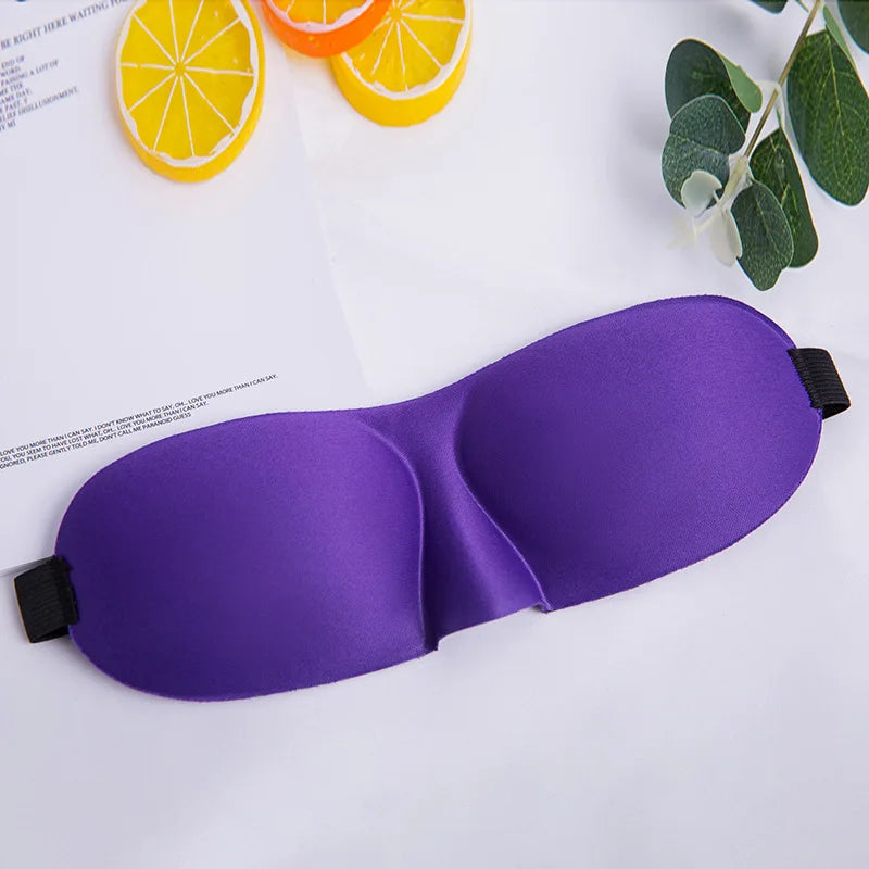 3D Sleep Mask – Blackout Eye Mask for Travel & Better Sleep Sleep Eye Mask Peaceful Pleasures Health and Wellness Purple