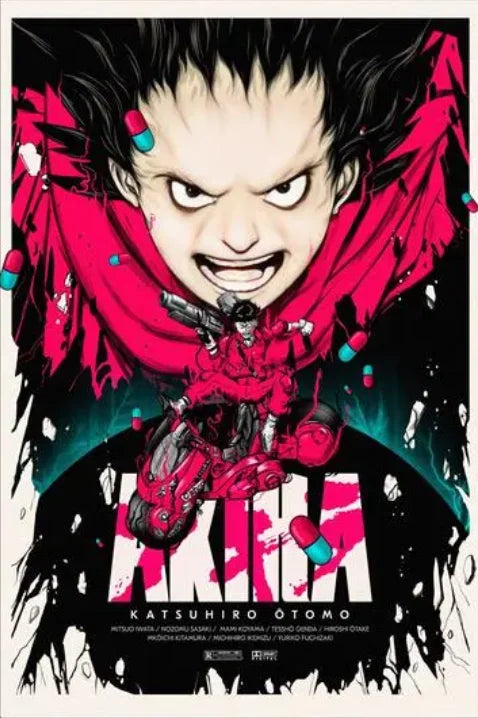 Akira Anime Retro HD Canvas Wall Art Poster | Japan Print