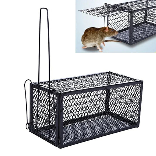 Smart Self-locking Mousetrap Safe Firm Iron Net Household Mouse Peaceful Pleasures Health and Wellness Default Title