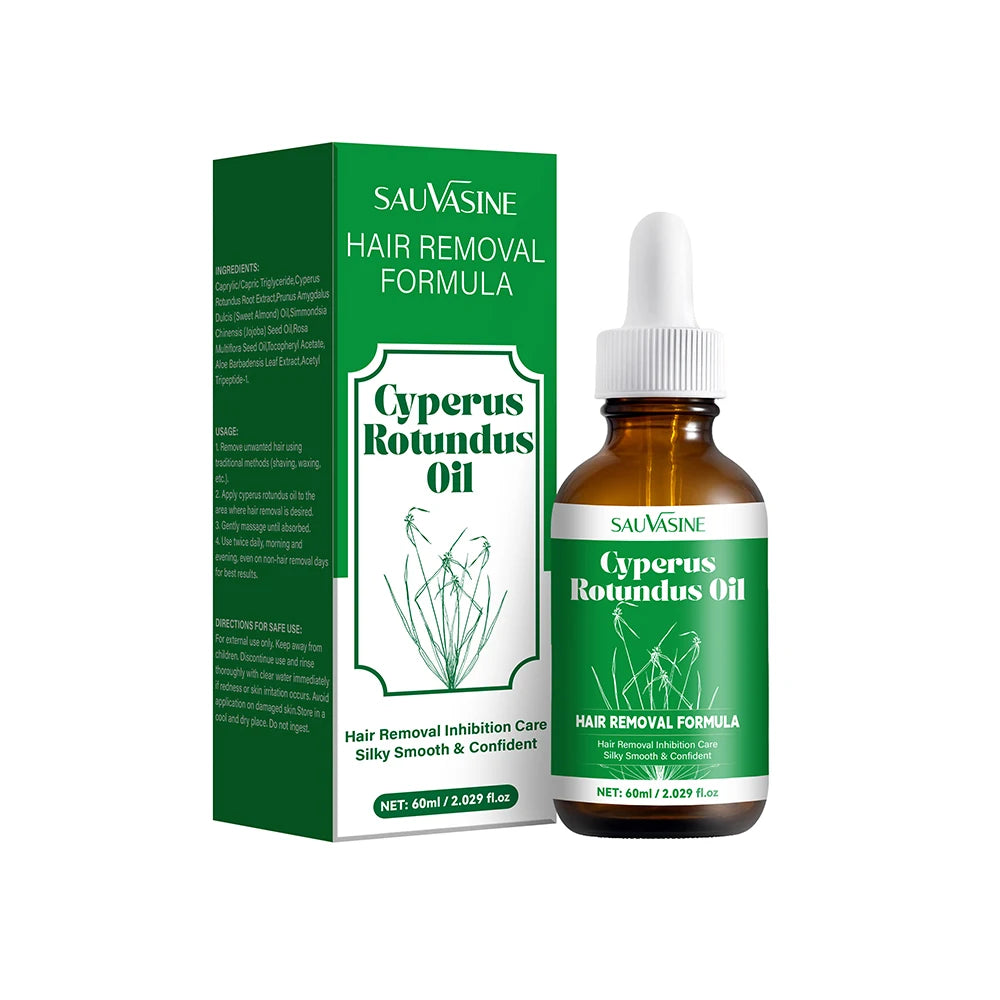 SAUVASINE Cyperus Rotundus Hair Growth Inhibitor Oil 60ml