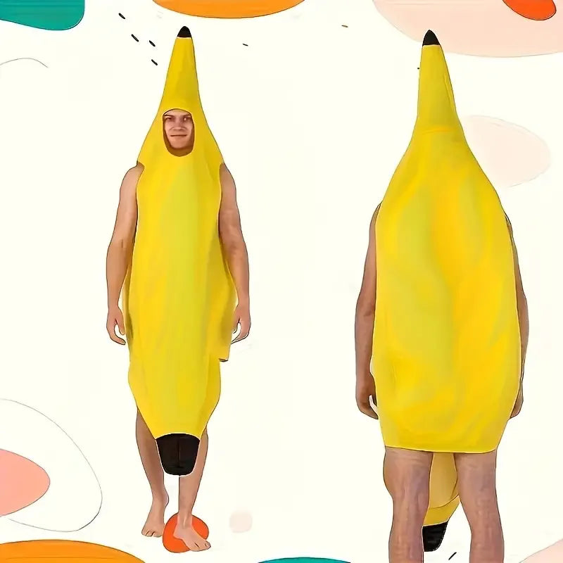 Kids Banana Costume | Halloween Fruit Outfit & Parent-Child Set