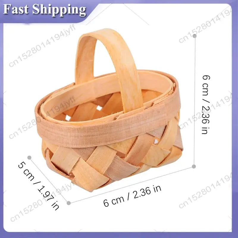 240 Mini Woven Wood Baskets – Candy, Craft & Party Décor Peaceful Pleasures Health and Wellness