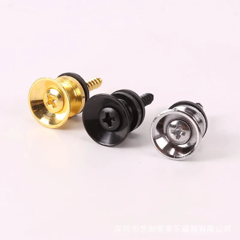 Guitar Strap Lock Metal Guitar-pegs Guitar-bass Acoustic