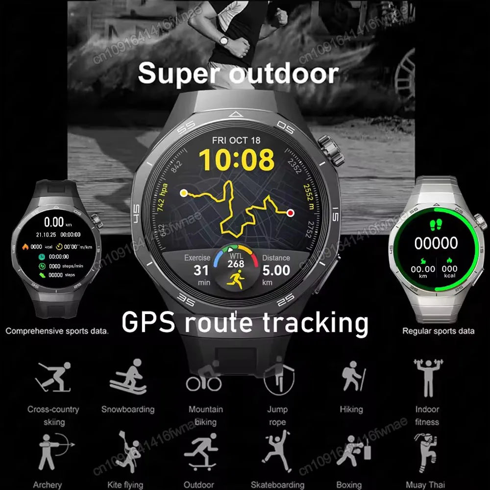Ola Esporte Smart Watch GPS, Bluetooth Call, HD Screen IP68