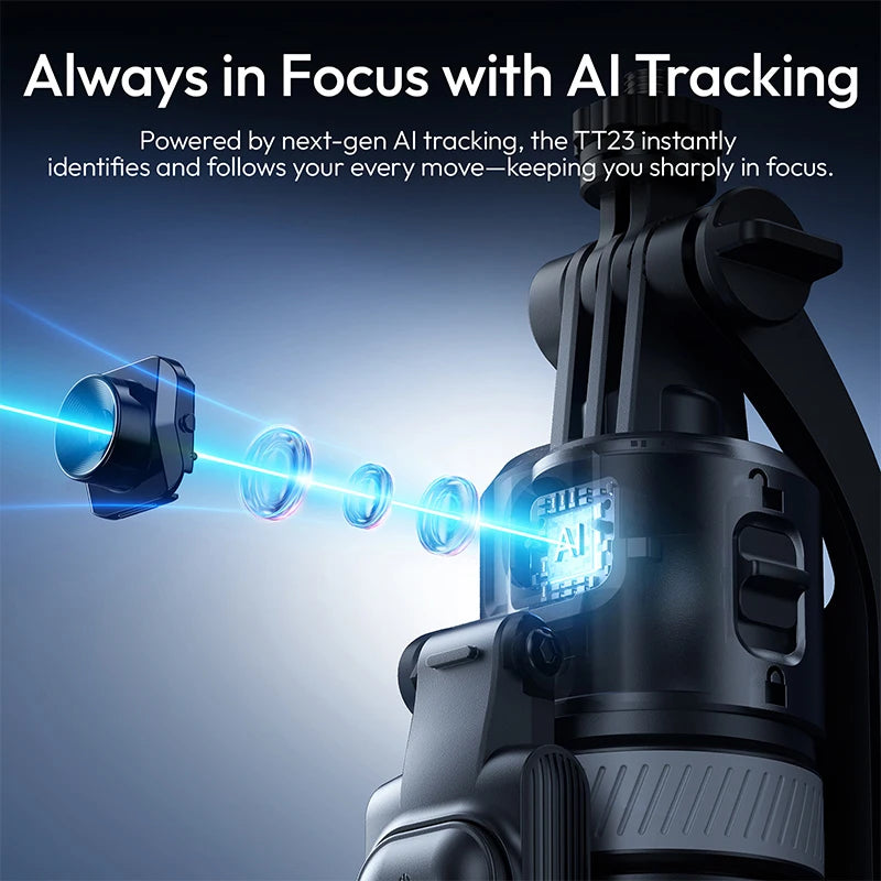 Ulanzi TT23M Auto-Tracking Selfie Stick Tripod | Smart Peaceful Pleasures Health and Wellness