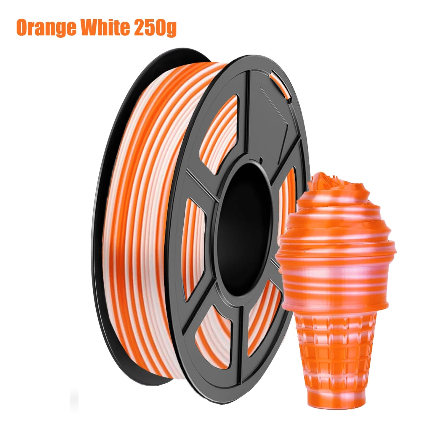 Rainbow PLA Filament 1.75mm Shiny Multicolor Christmas | 3D Maliang