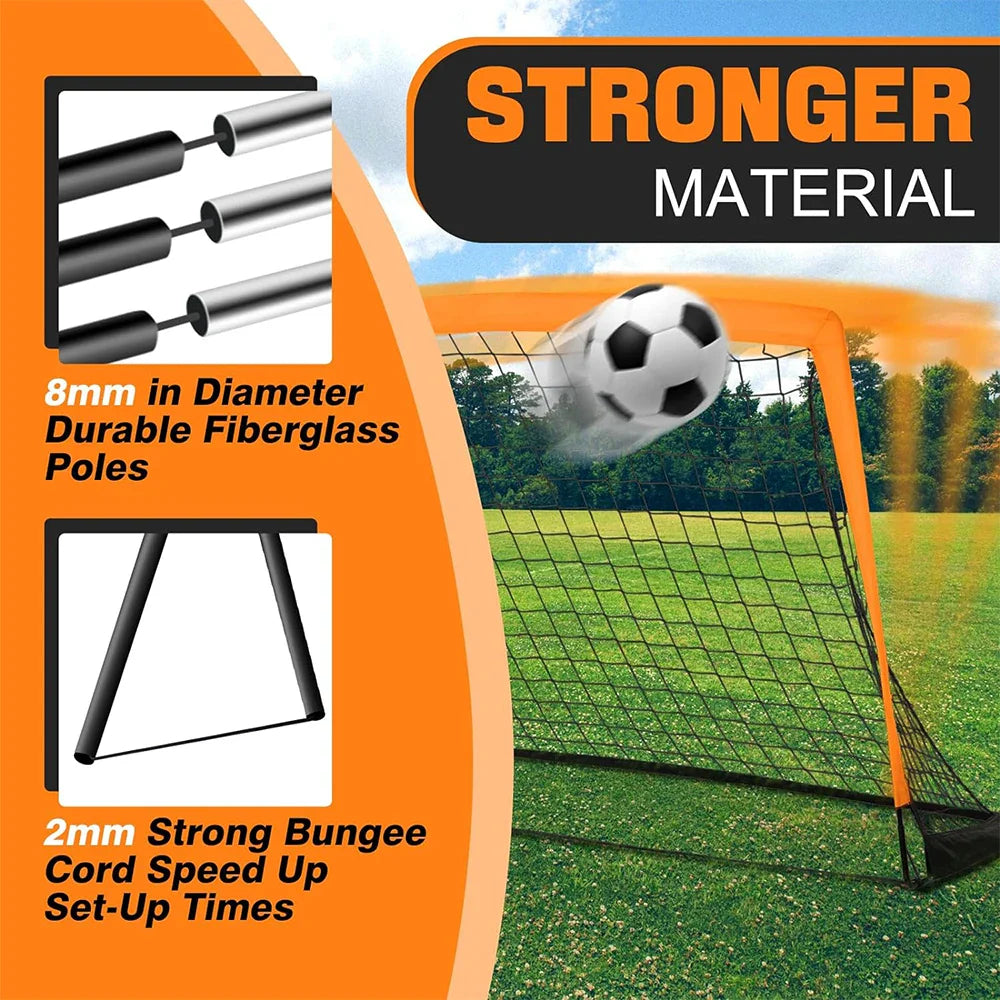 Pop-Up Soccer Goal – Portable Foldable Football Net for Kids