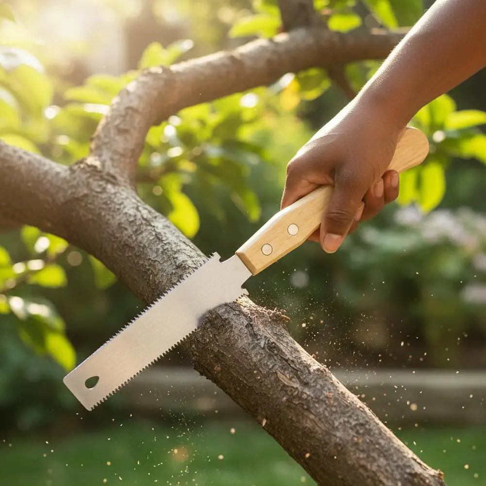 SK5 Steel Double-Sided Pull Saw – Wood & Garden Pruning