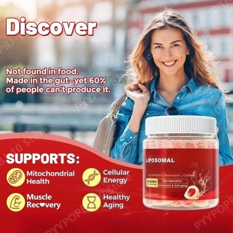CoQ10 Resveratrol Gummies – Sugar-Free Antioxidant Support