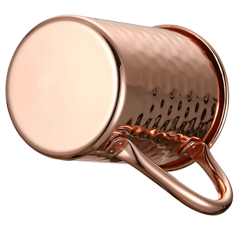 400ml 16.0oz 100% Copper Moscow Mule Mug Durable Coppery Beer Mugs Coffee Mug Milk Cup Pure Copper Cup Drinkware Peaceful Pleasures Health and Wellness