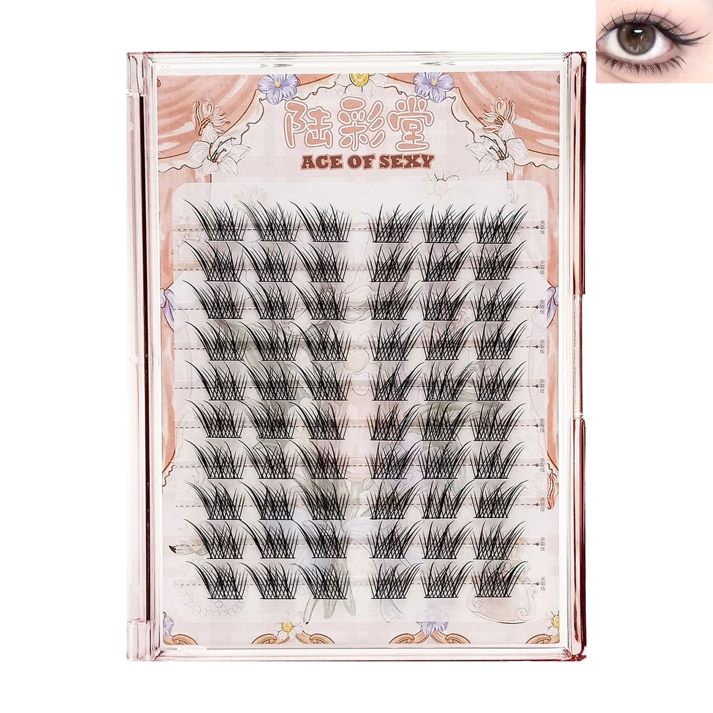 Wispy Cluster False Eyelashes | Fluffy Manga Lash Extensions
