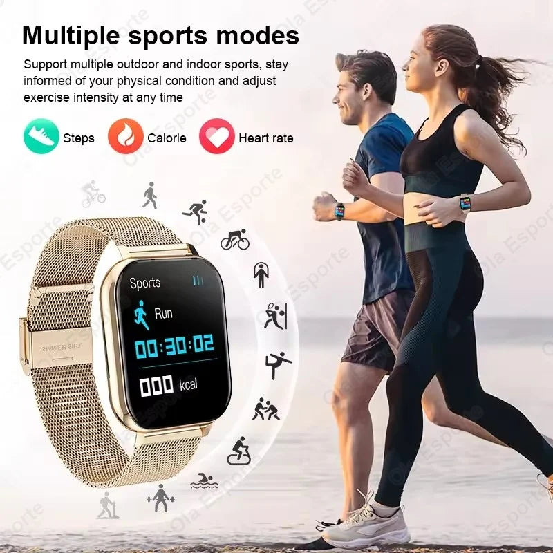 2.01'' Waterproof Smart Watch with Message Answer Call Sleep Monitoring Sports Pedometer Information Alerts For iPhone Android Peaceful Pleasures Health and Wellness
