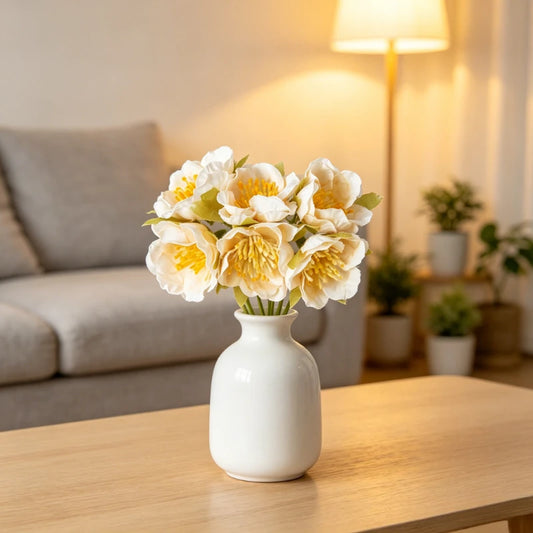 1/2pc Artificial Plum Blossoms Flower Garlands for Home and Room Decoration Wedding Festival and Gift Floral Decorations Peaceful Pleasures Health and Wellness