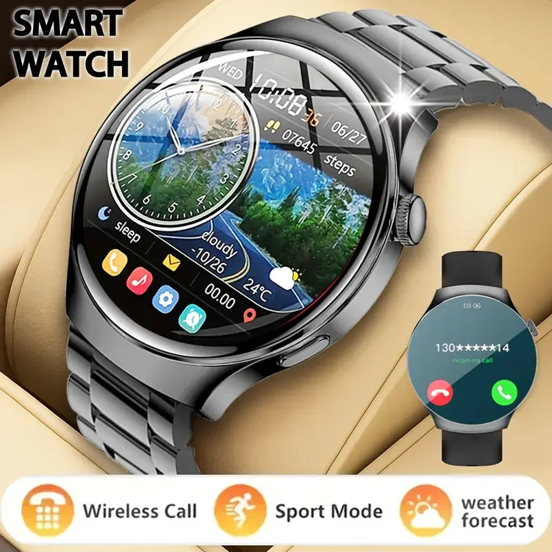 LOMAXFR HD Touch Smart Watch – Calls, Music & Fitness