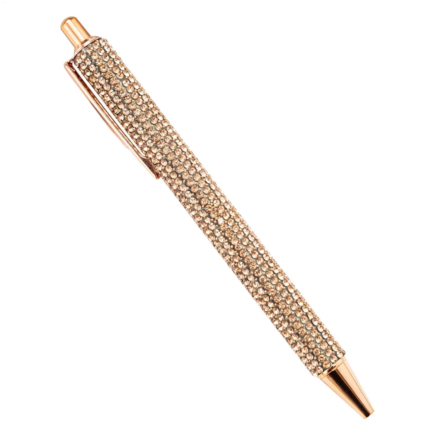 Crystal Rhinestone Ballpoint Pen – Bling Retractable School Pen