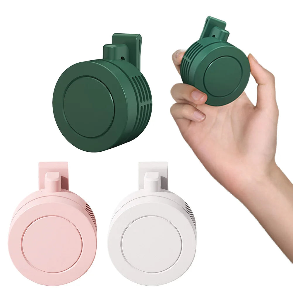 Mini Clip Fan – Portable Bladeless Body Fan 900mAh Peaceful Pleasures Health and Wellness