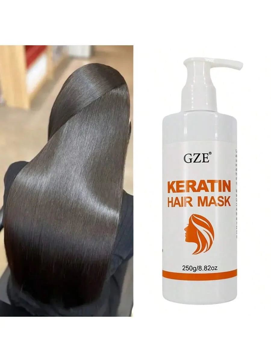 GZE Keratin Hair Mask – Frizz Control, Hydration & Heat Protection
