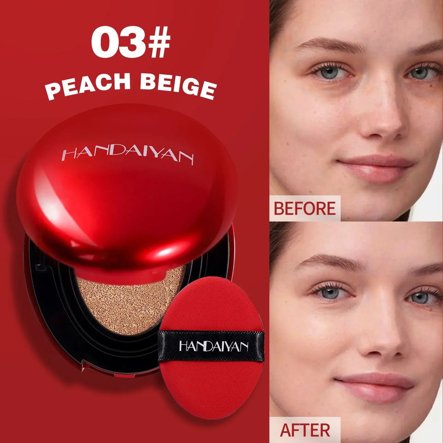 BB CC Air Cushion Cream – Full Coverage Waterproof Foundation