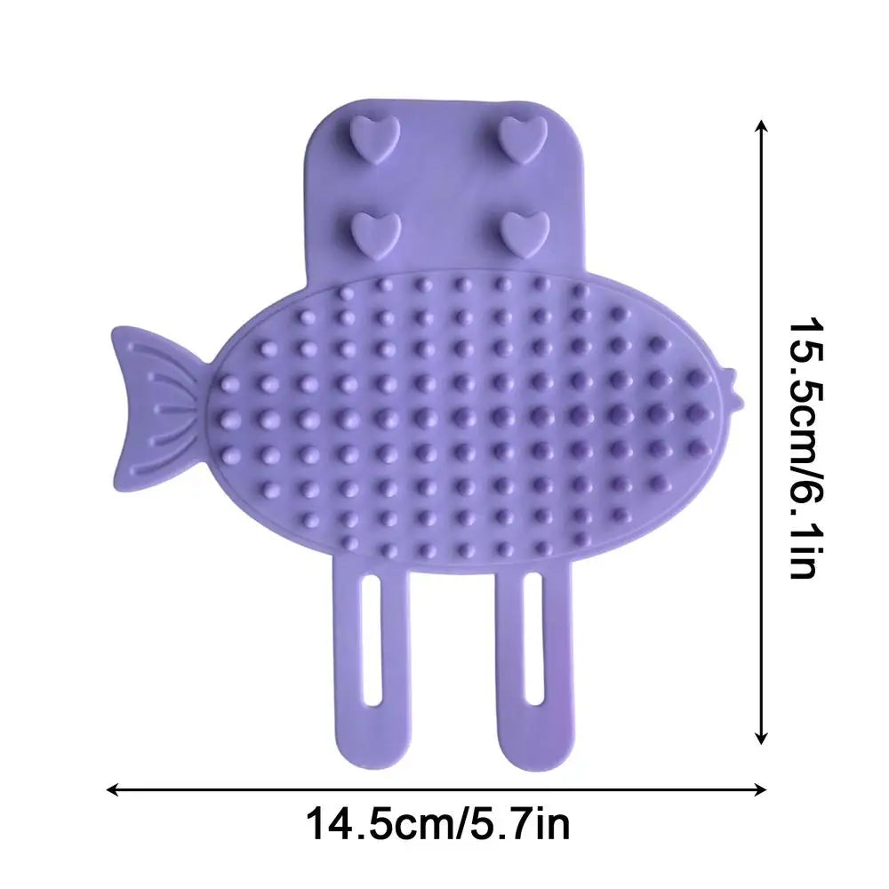 Self-Grooming Cat Brush – Soft Massage Scratcher for Furniture