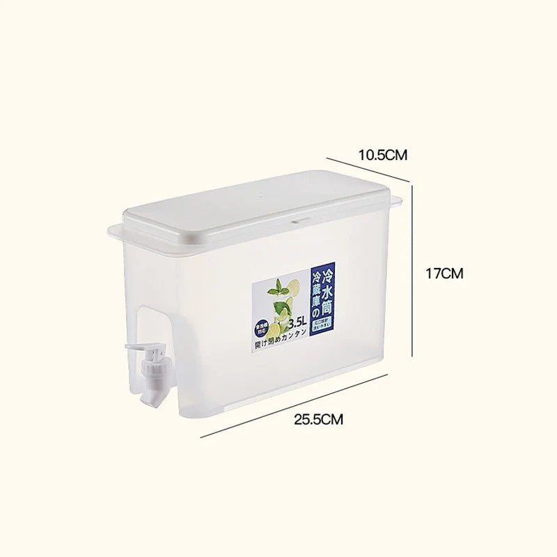 Drink Dispenser with Faucet – Fridge Juice & Water Jug