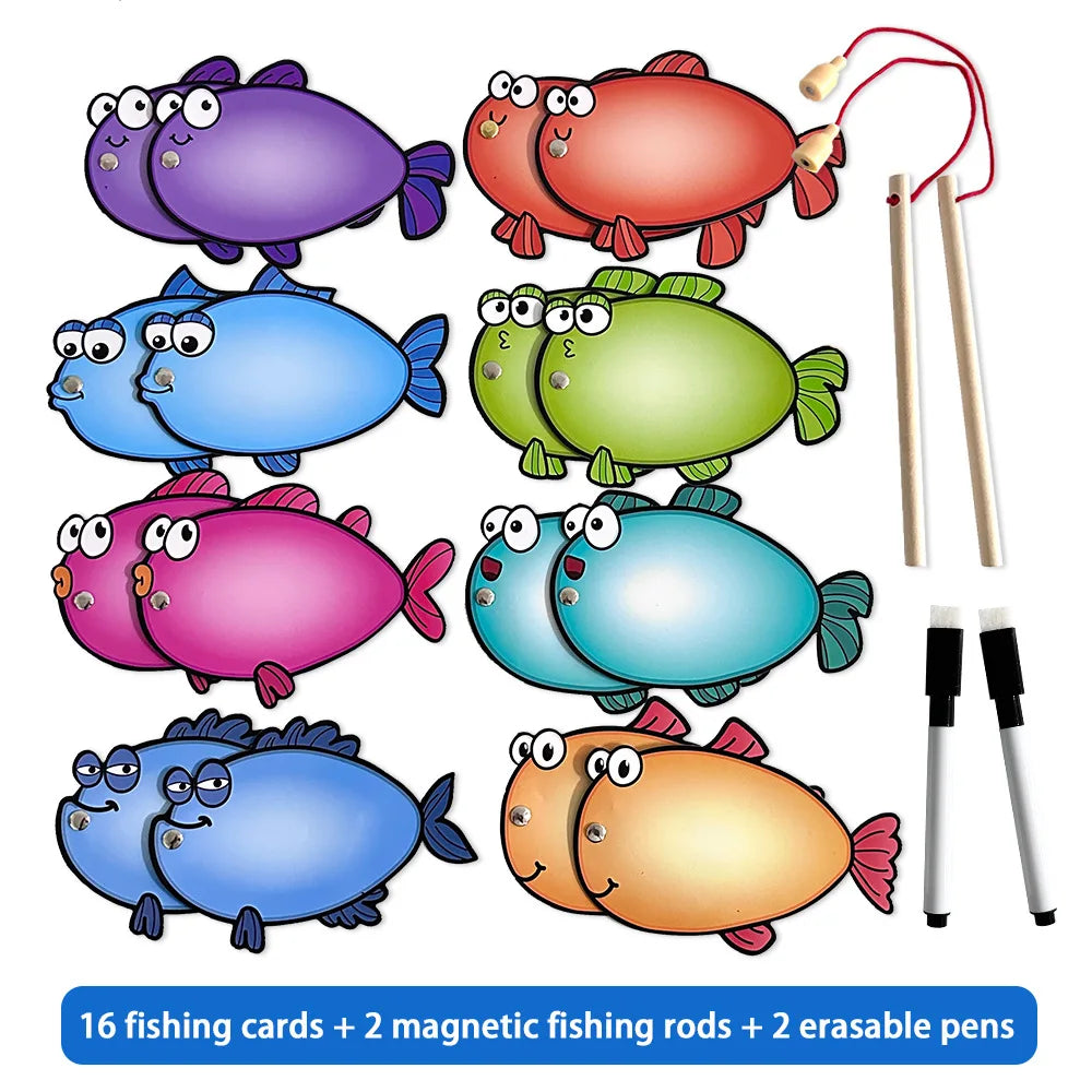 Dry Erasable Cards DIY Educational Learning Game Kindergarten