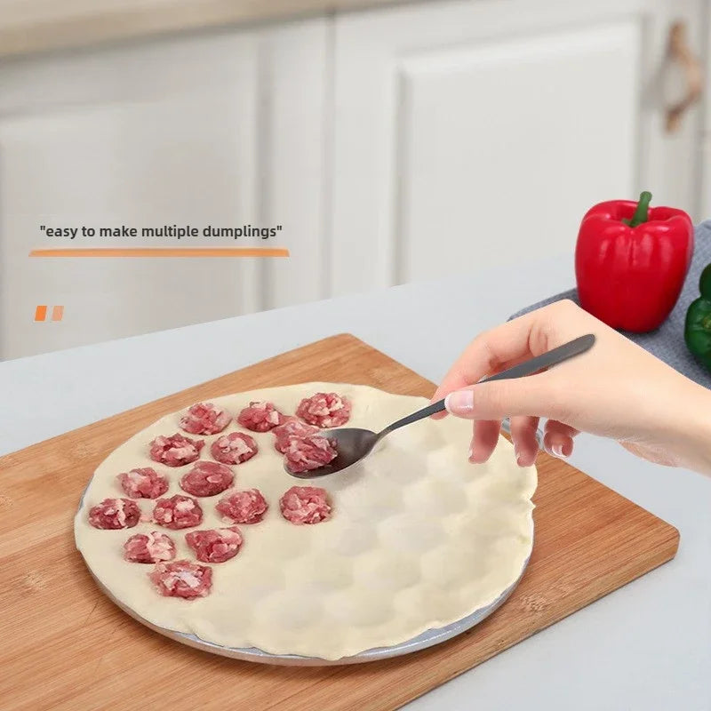 DIY Ravioli Mold Dumpling Mould Dumpling Maker Ravioli Maker Mould Alloy Aluminum Ravioli Stamp Cutter Mold Kitchen Accessories Peaceful Pleasures Health and Wellness