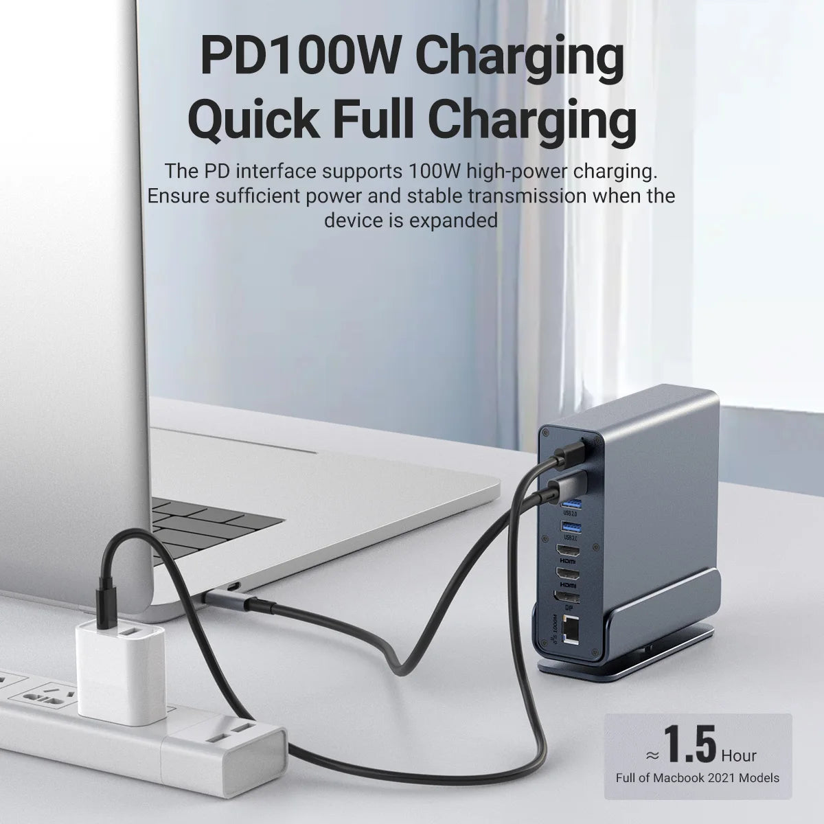 15-in-1 USB-C Docking Station 4K60Hz Triple Monitor & PD 3.0 USB-C Docking Station Peaceful Pleasures Health and Wellness