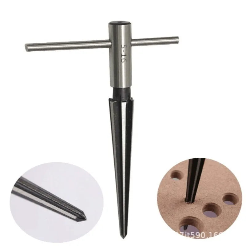 Round Shank 5- Cone Reamer 3- Woodworking Board Chamfer Opening