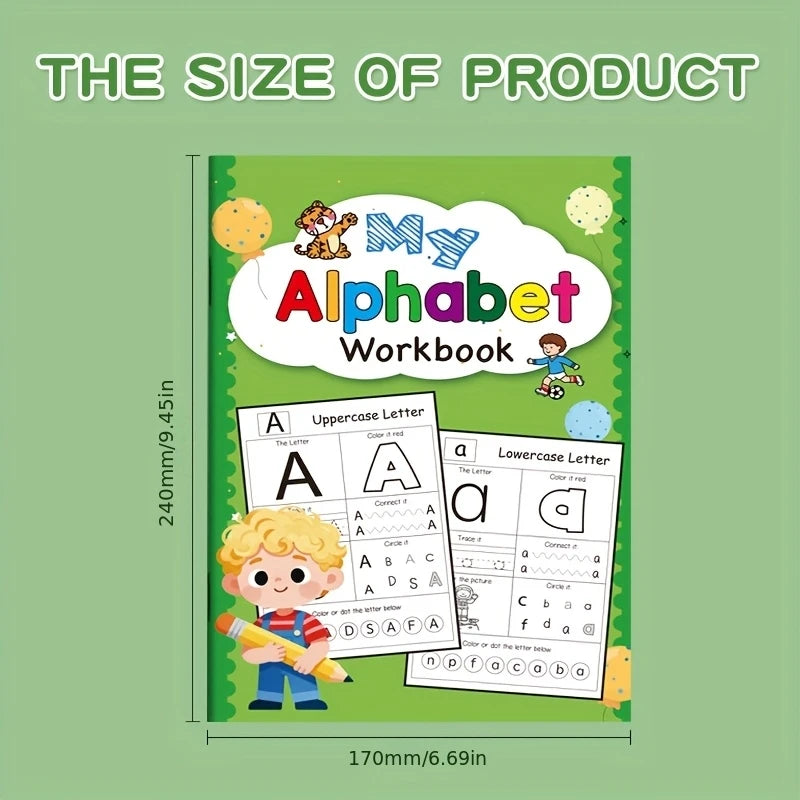 Children's Alphabet Tracing Practice Book Suitable Preschoolers