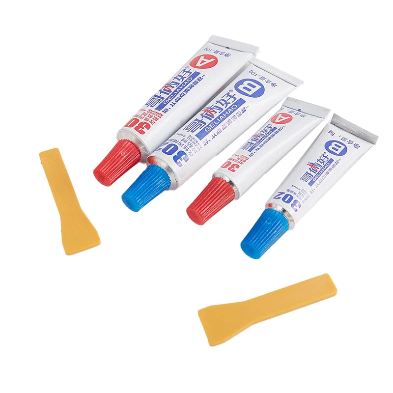 HELTC 302 Fast-Drying Epoxy AB Glue | Strong Metal Bond Epoxy Adhesive Peaceful Pleasures Health and Wellness