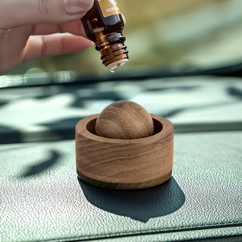 Wood Essential Oil Diffuser Set – Home, Car, Bedroom & Office