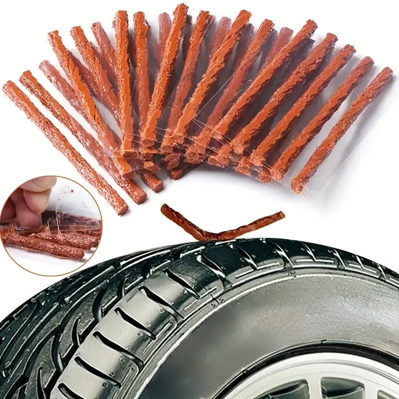 Universal Car Bike Motorcycle Tire Repair Tubeless Puncture Fix W