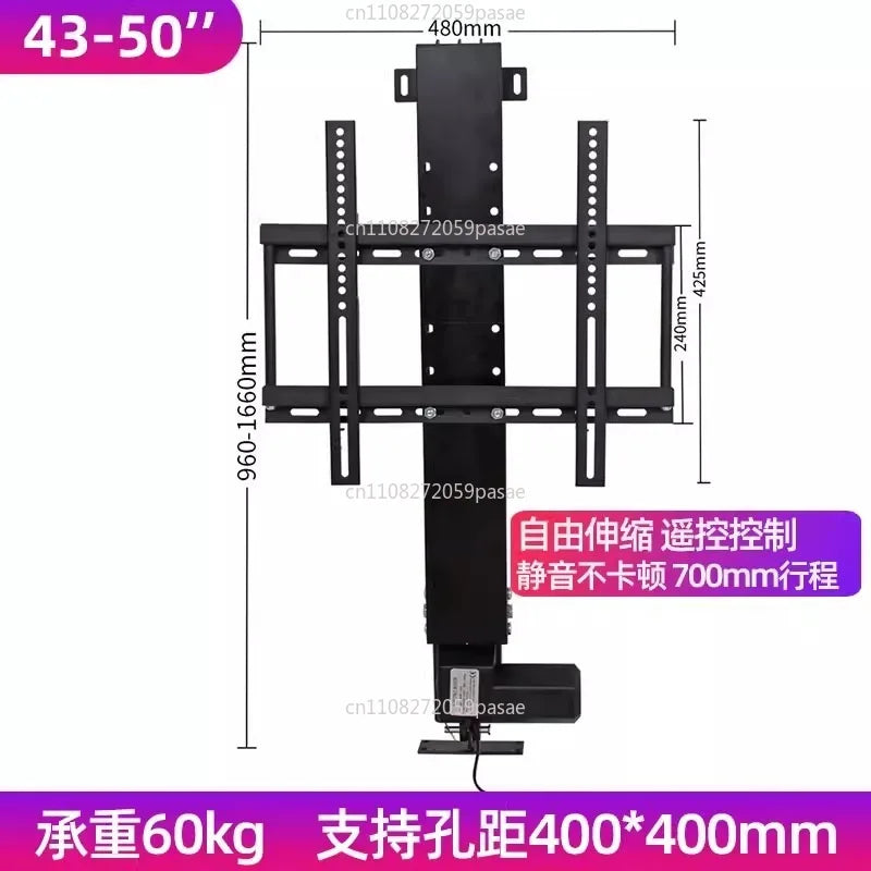 Electric Lift TV Bracket – Motorized Mount for 32–80 Inch TVs
