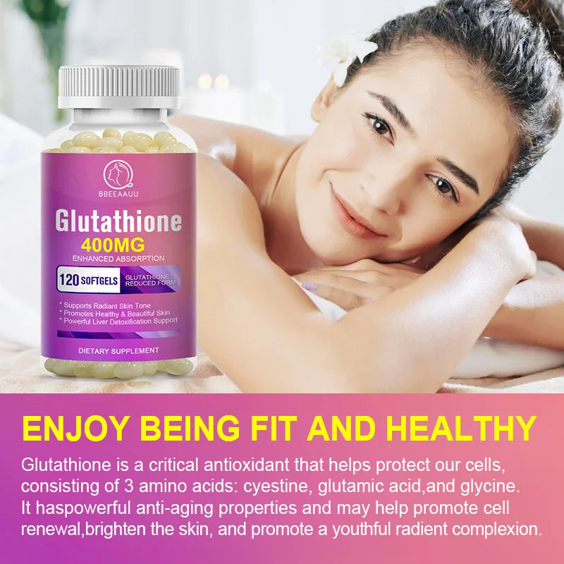Glutathione Capsules – Skin Radiance, Antioxidant & Liver Support Peaceful Pleasures Health and Wellness