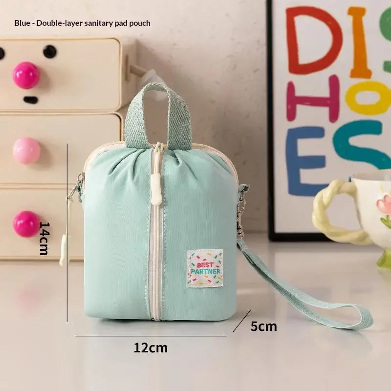 Portable Sanitary Napkin Storage Bag | Discreet Period Pouch