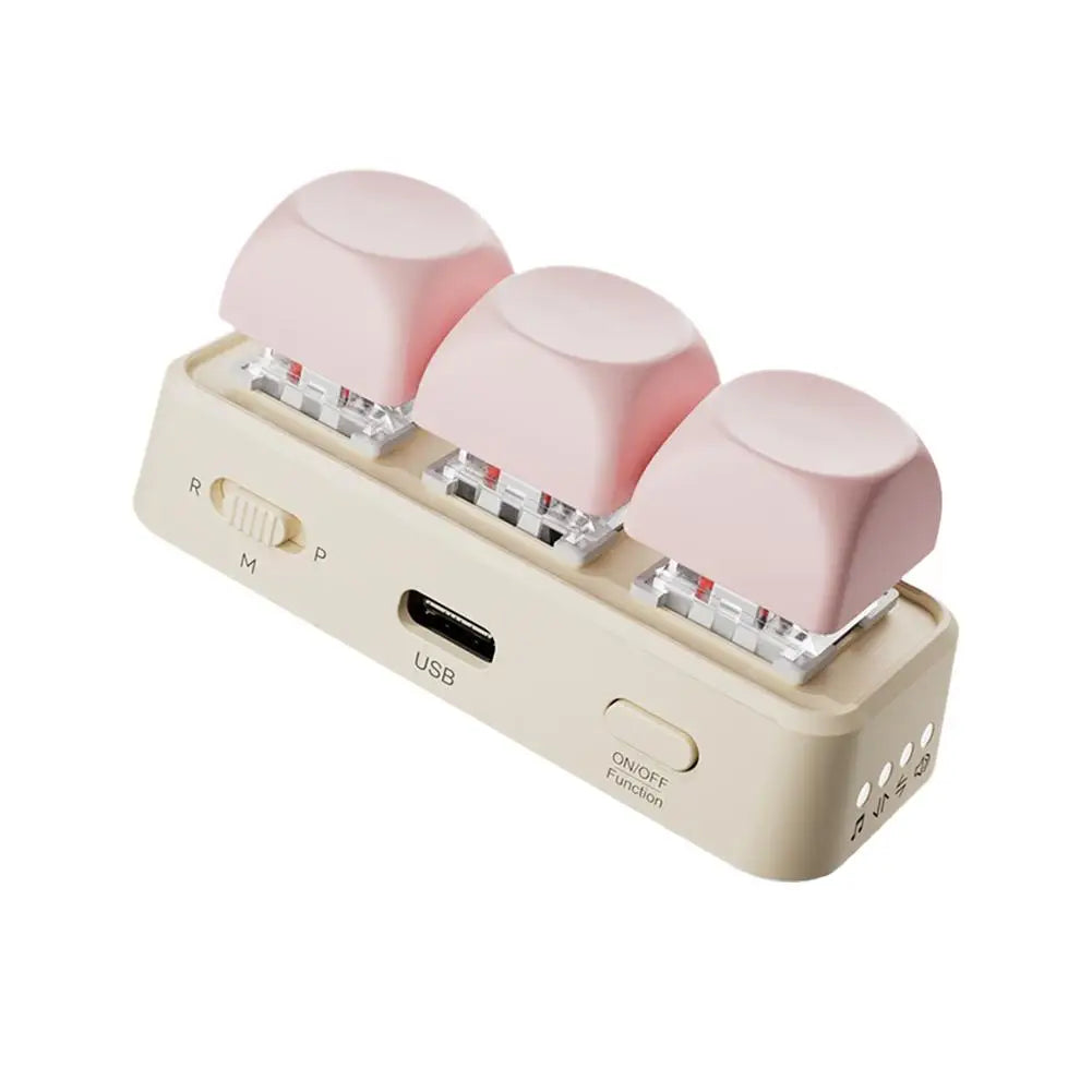 Bluetooth Page Turner Remote – RGB, Hot-Swap Switches, 30g