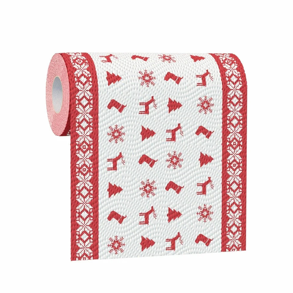 Christmas Paper Towels – Disposable Holiday Print, 48 Sheets
