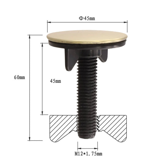 45mm Stainless Steel Sink Hole Cover – Tap Hole Blanking Plug Sink Hole Cover Oasis Select China Mainland