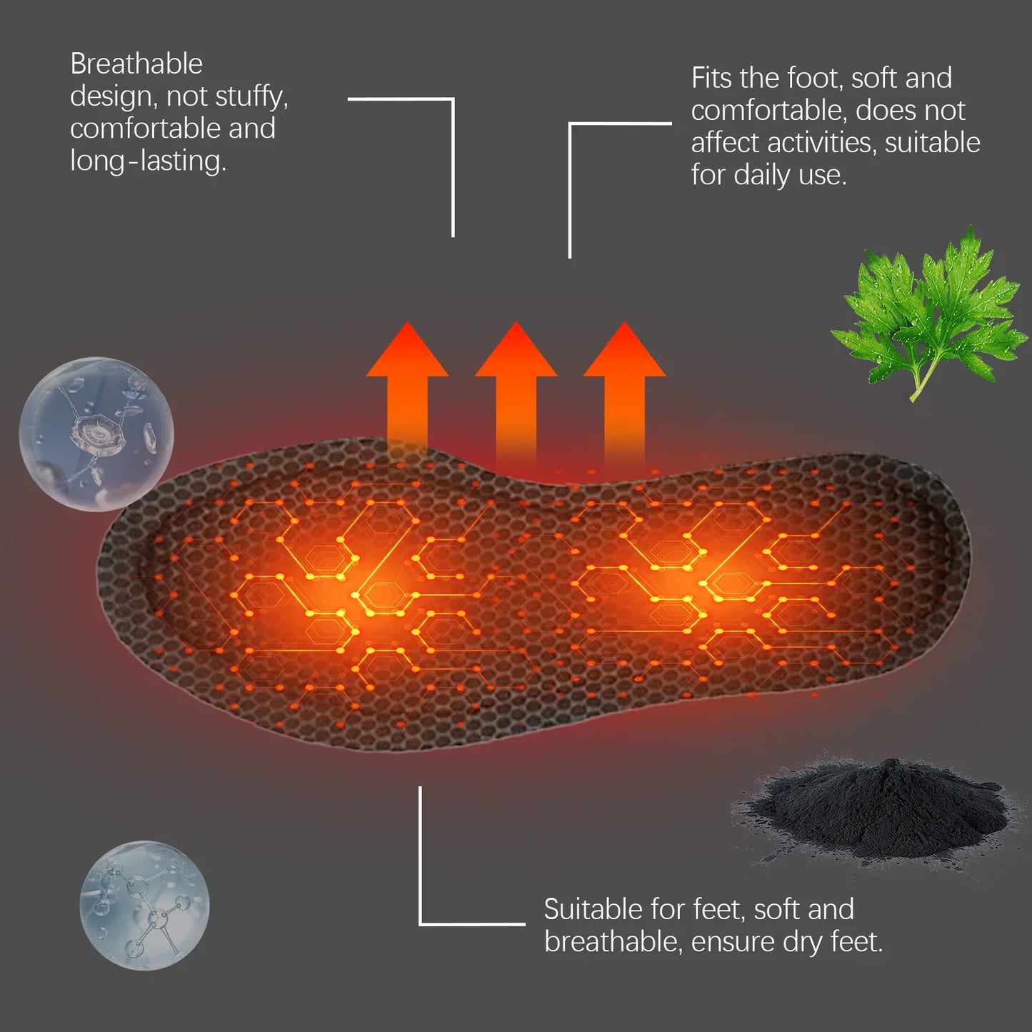 Self Heating Insoles – Foot Warmers for Skiing & Winter Outdoor