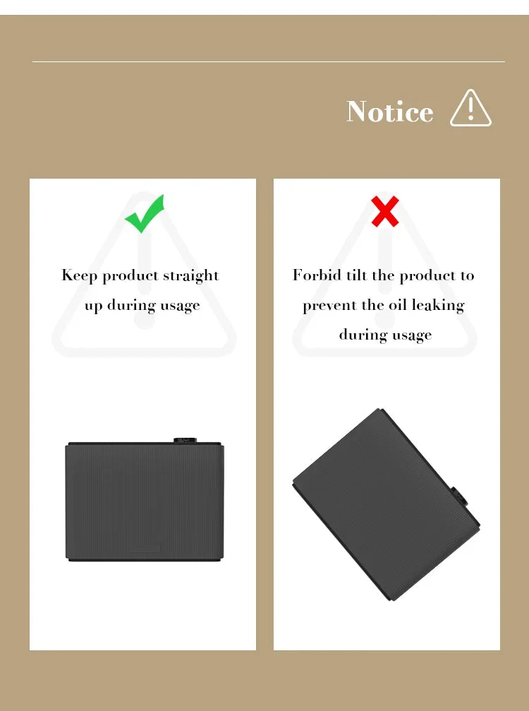 Instructions for using a product with icons and text on a beige background