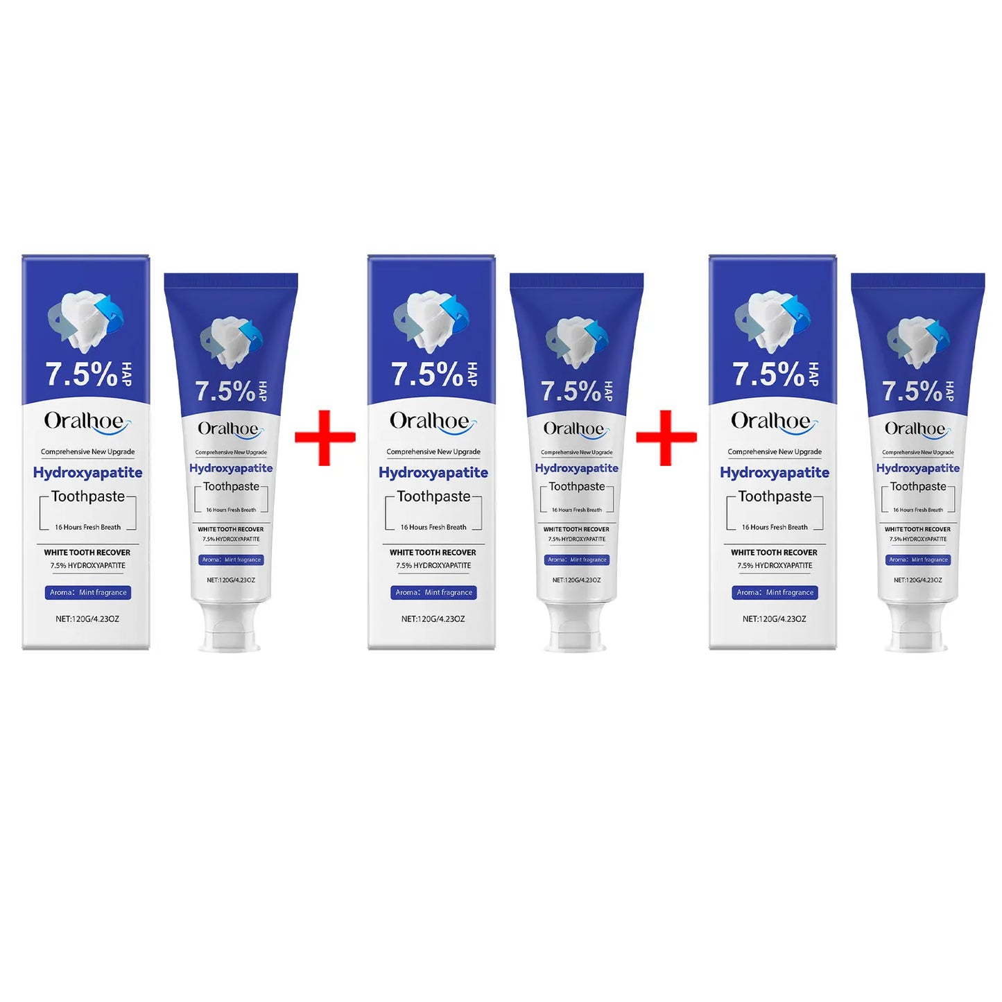 Oralhoe Hydroxyapatite Toothpaste – Whitening & Enamel Care