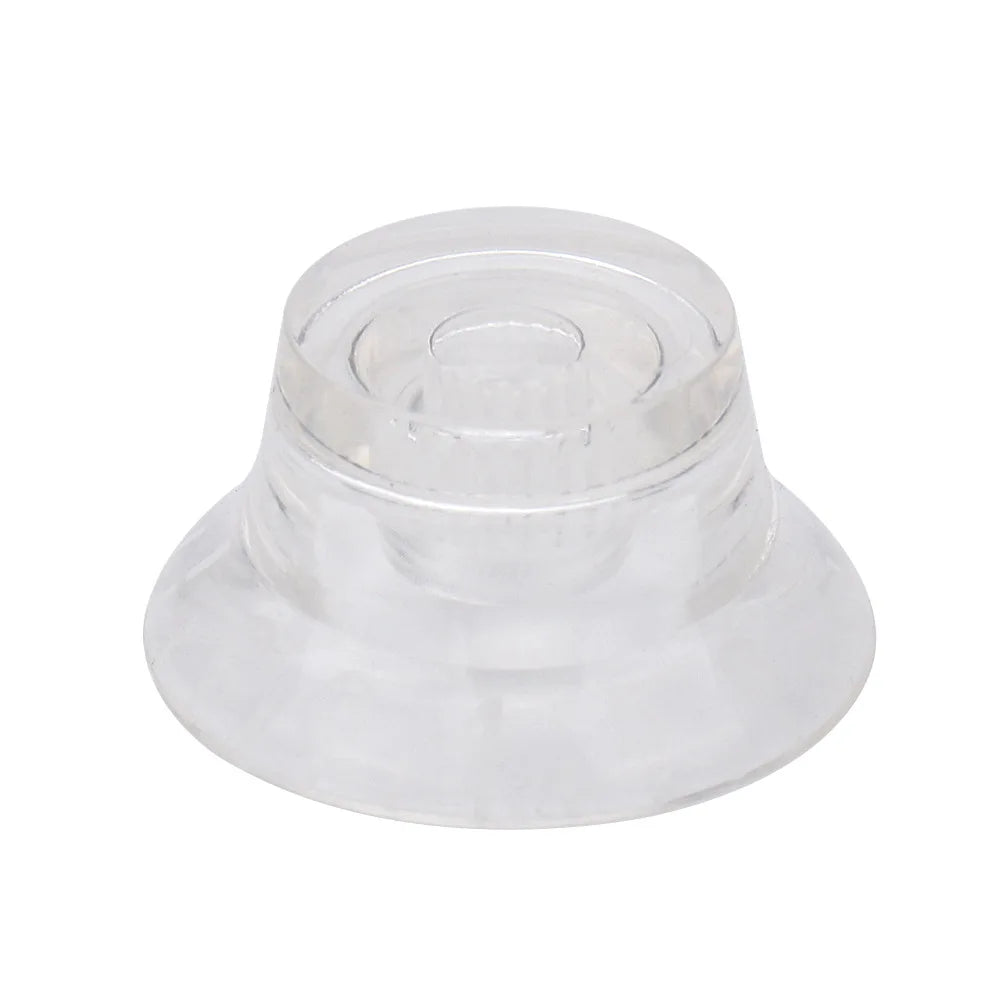 Hat Transparent Volume Tone Control Knob Electric Guitar Dia Hole